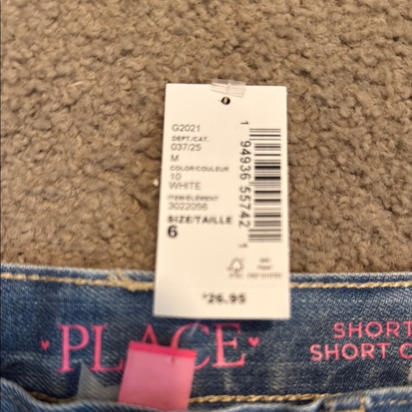 The Children's Place Star Print Denim Shorts - Picture 4 of 7